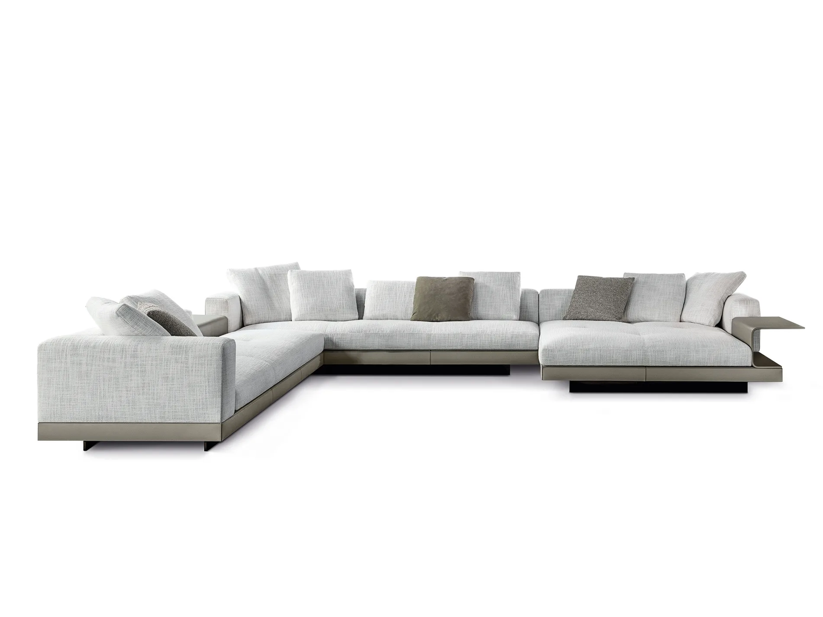 Modern Minimalist Multifunctional Movable Genuine Leather Sofa