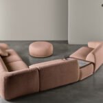 Modular Organic Sofa Fluid Lines Custom Configuration Luxury Craftsmanship