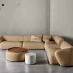 Modular Organic Sofa Fluid Lines Custom Configuration Luxury Craftsmanship