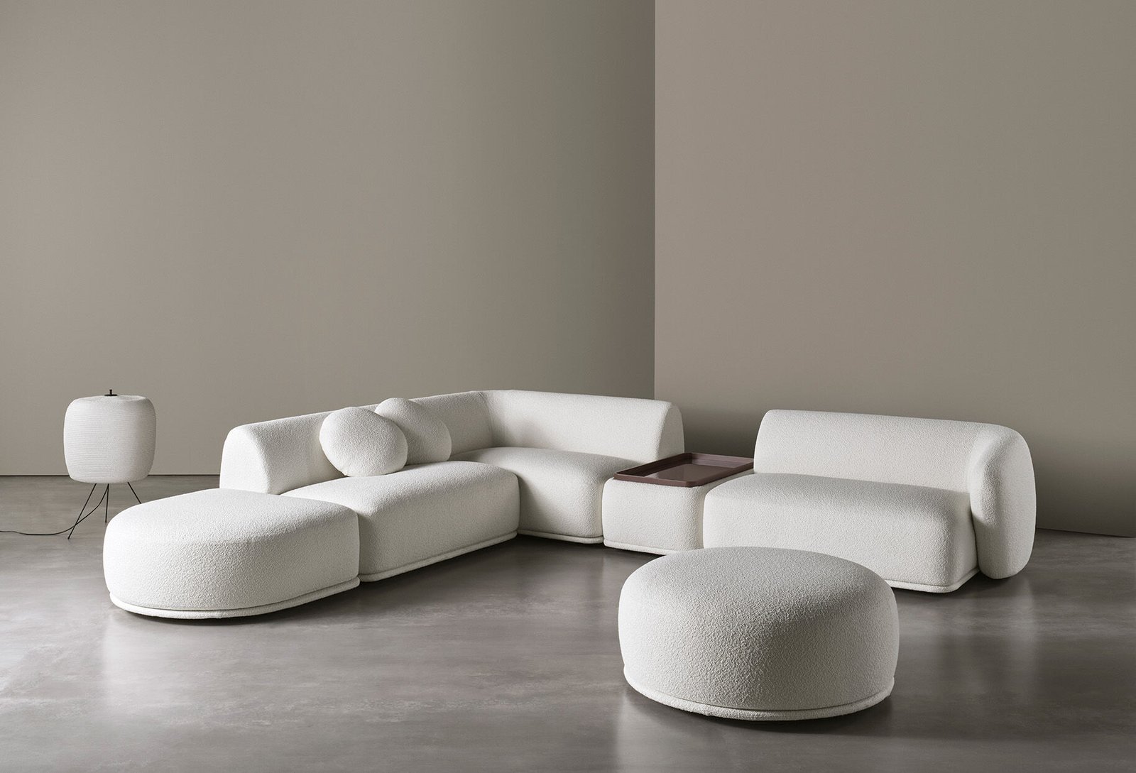 Modular Organic Sofa Fluid Lines Custom Configuration Luxury Craftsmanship