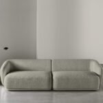 Modular Organic Sofa Fluid Lines Custom Configuration Luxury Craftsmanship