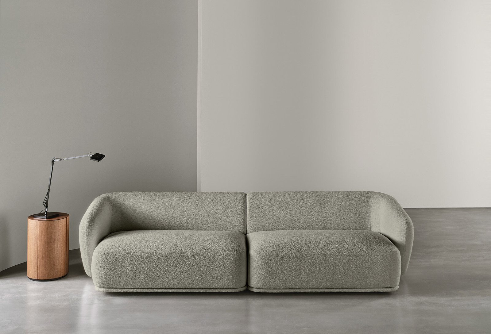 Modular Organic Sofa Fluid Lines Custom Configuration Luxury Craftsmanship