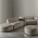 Modular Organic Sofa Fluid Lines Custom Configuration Luxury Craftsmanship