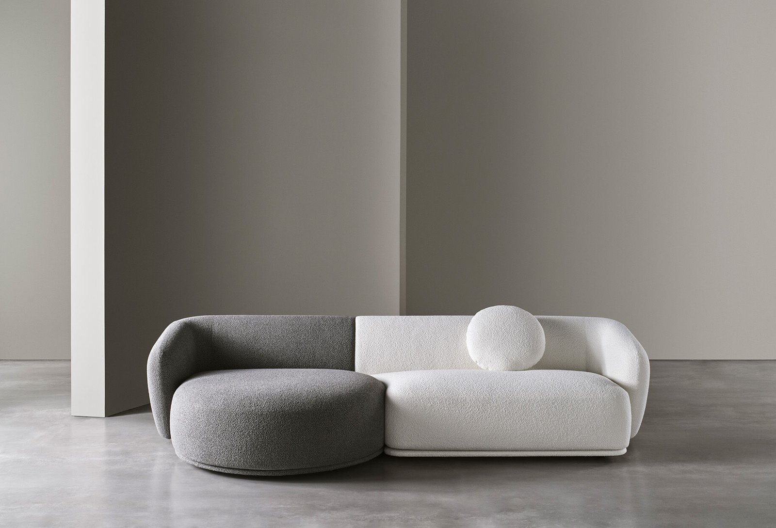 Modular Organic Sofa Fluid Lines Custom Configuration Luxury Craftsmanship