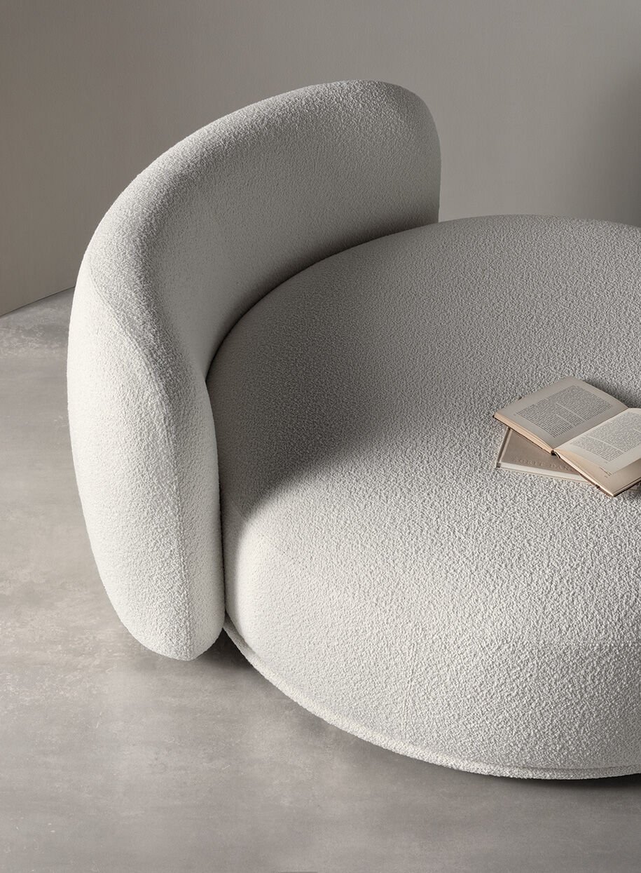 Modular Organic Sofa Fluid Lines Custom Configuration Luxury Craftsmanship