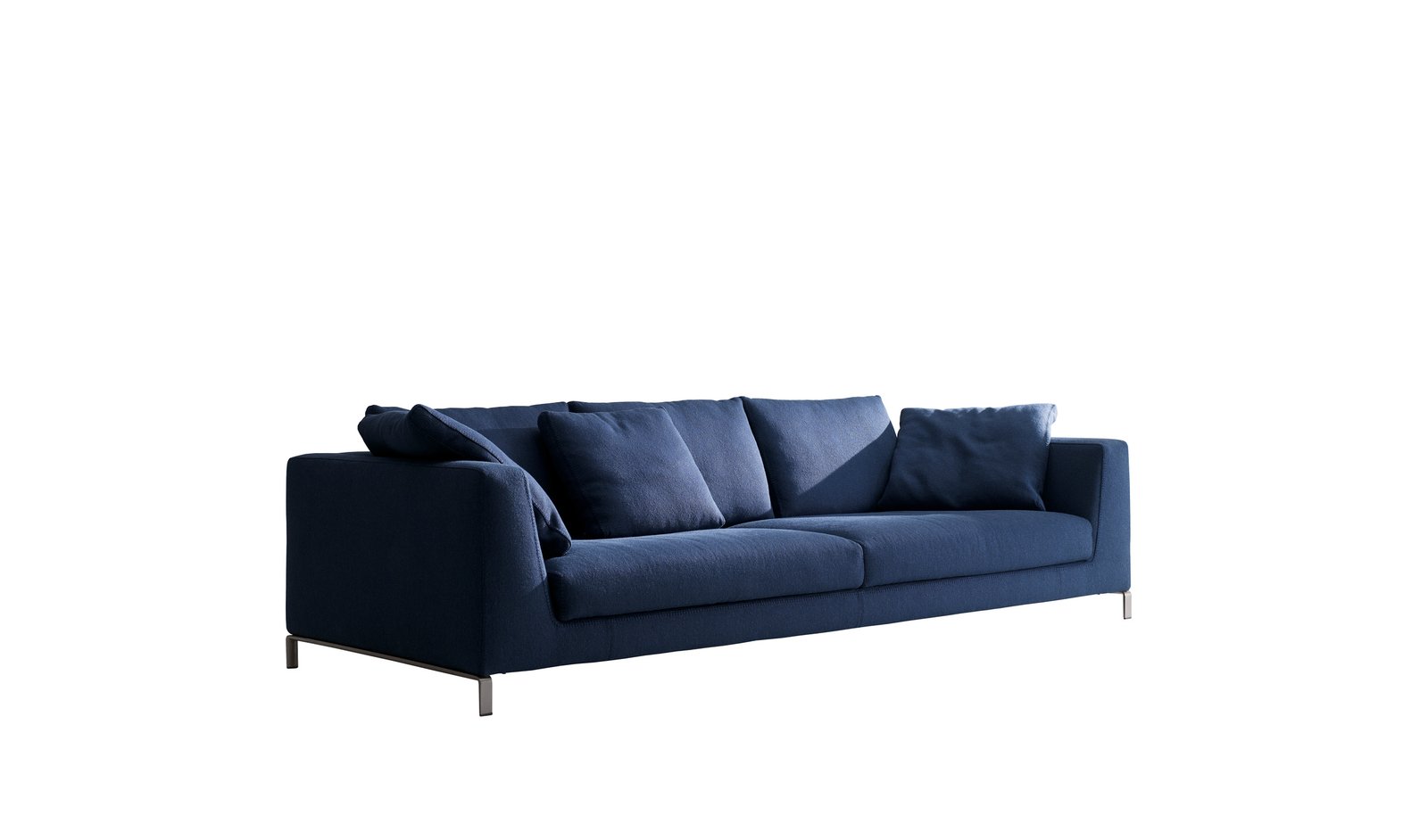 Modular Sofa System U Shaped Metal Feet Blanket Stitch Removable Covers