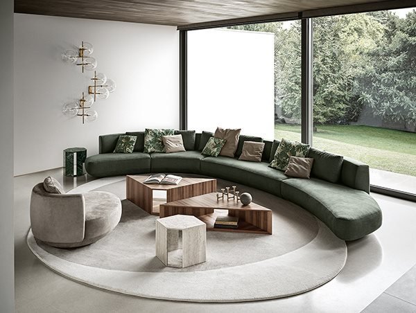 Emerald Velvet Swivel Accent Chair with Lumbar Pillow Modern Curved Design