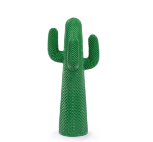 Sculptural Cactus Green Coat Stand Rack