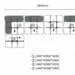 5 Seater Sustainable Iconic Design Modular Sofa with Biodegradable S-Wave Fabric