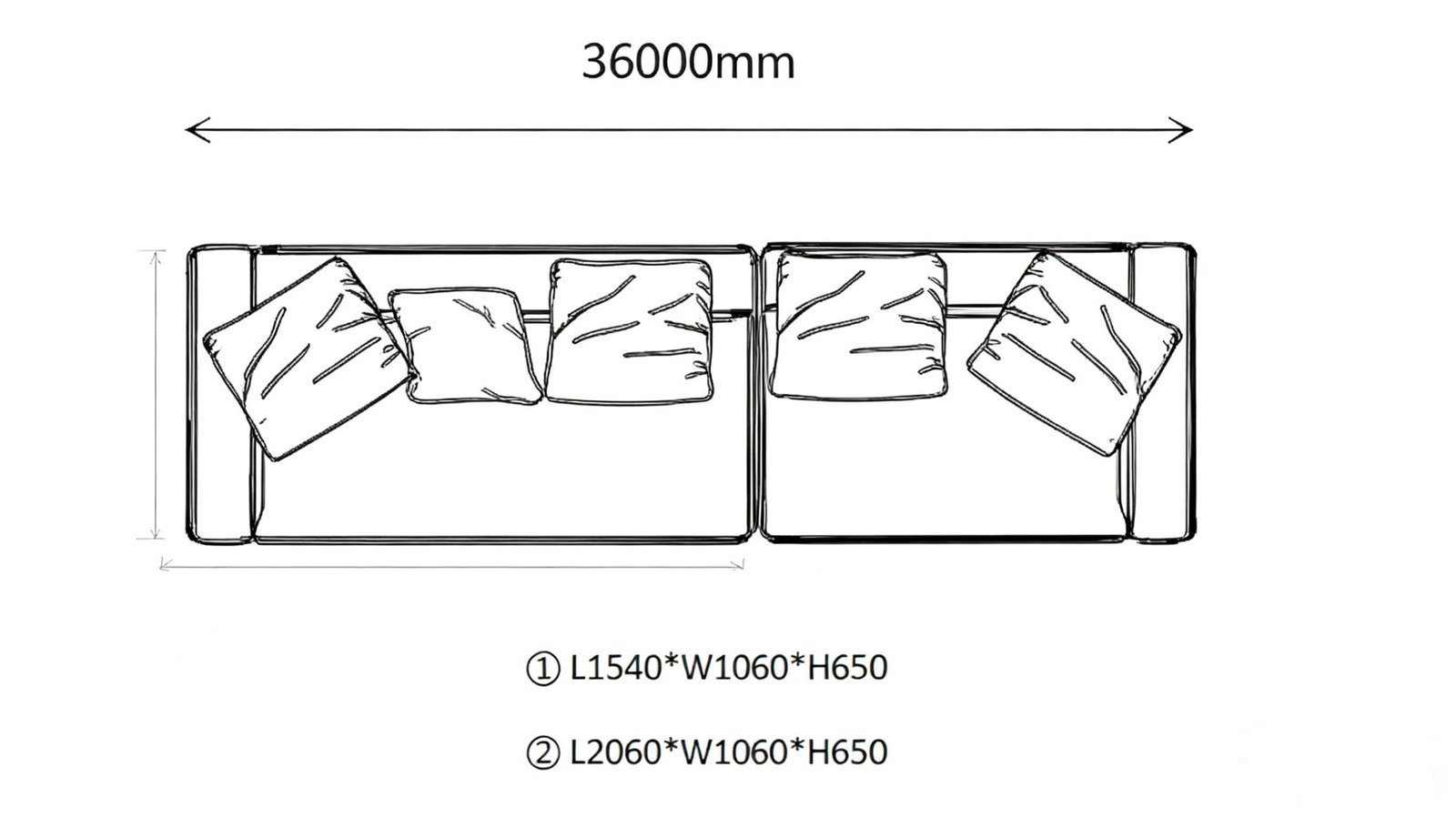 Sectional Sofa B(5 seaters)