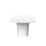 Modern Minimalist Black Dining Table with Sculptural Chairs