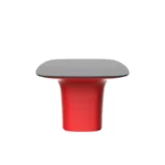 Modern Minimalist Black Dining Table with Sculptural Chairs