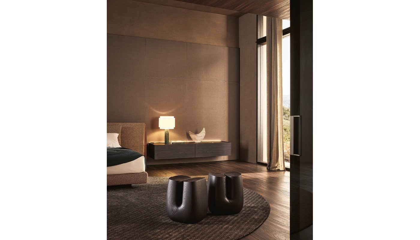 Modern Fabric Bed Queen King Size with upholstered headboard