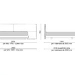 Modern Fabric Bed Queen King Size with upholstered headboard