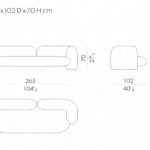 Modern Curved Sofa with Dynamic Silhouette for Contemporary Living Room Spaces