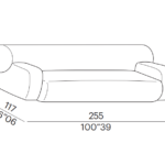 Circular Design Sofa Soft Continuous Lines Premium Upholstery Versatile Living