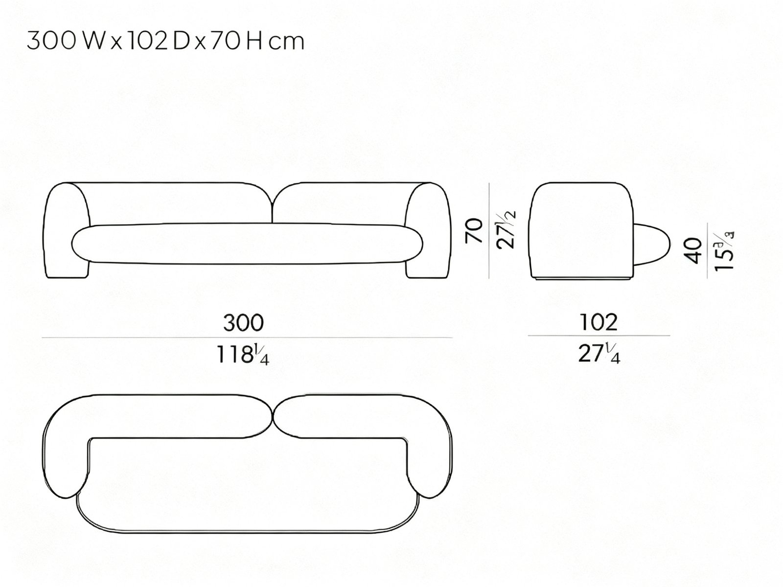 Modern Curved Sofa with Dynamic Silhouette for Contemporary Living Room Spaces