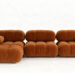4 Seater Sustainable Iconic Design Modular Sofa with Biodegradable S-Wave Fabric