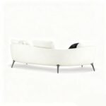 Premium Comfort Sofa with Removable Covers and Elegant Metallic Legs