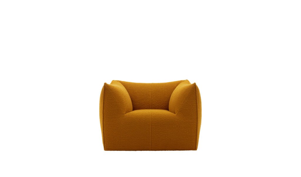 Italian Modern Boucle Upholstered Iconic Comfort Chair