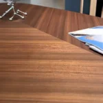 Italian-style solid wood desk boss office table modern furniture creative design