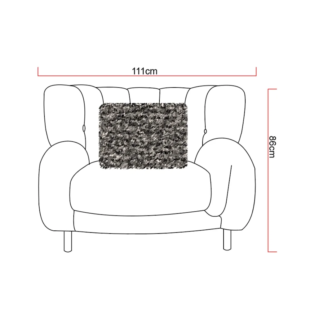 Dark Grey Velvet Tufted Single Seater Armchair with Gold Legs