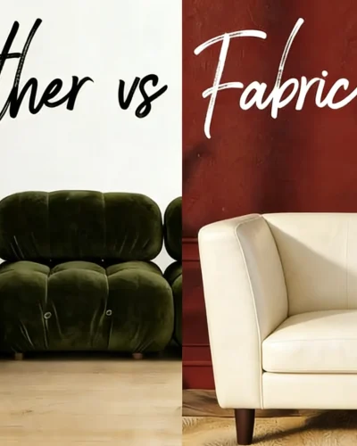 Sofa Materials Fabric vs. Leather – The Ultimate Comparison Guide (3)